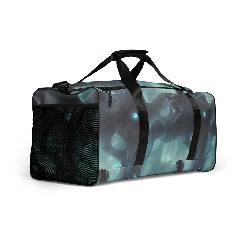 Liquid Serenity on Duffle Bag — Right Front