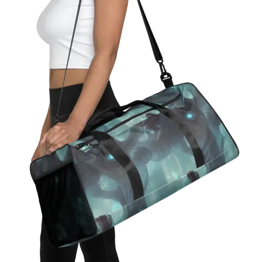Liquid Serenity on a Duffle Bag