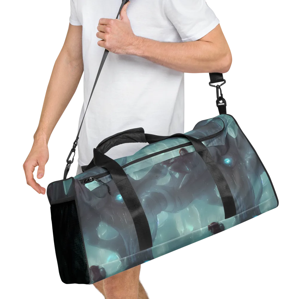 Liquid Serenity on Duffle Bag — Right Front