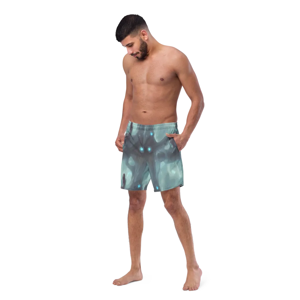 Liquid Serenity on Swim Trunks — Left Front