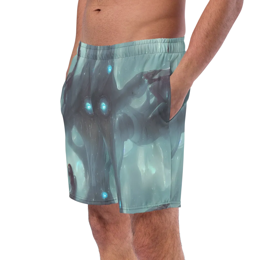 Liquid Serenity on Swim Trunks — Left Front