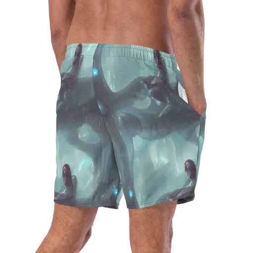 Liquid Serenity on a Swim Trunks