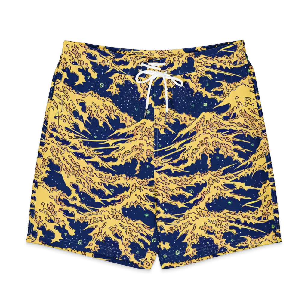 Celestial Ridge on Men's Board Shorts — Front