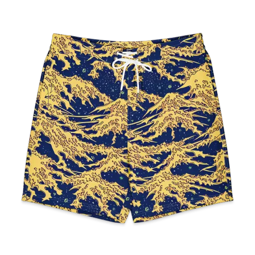 Celestial Ridge on a Men's Board Shorts
