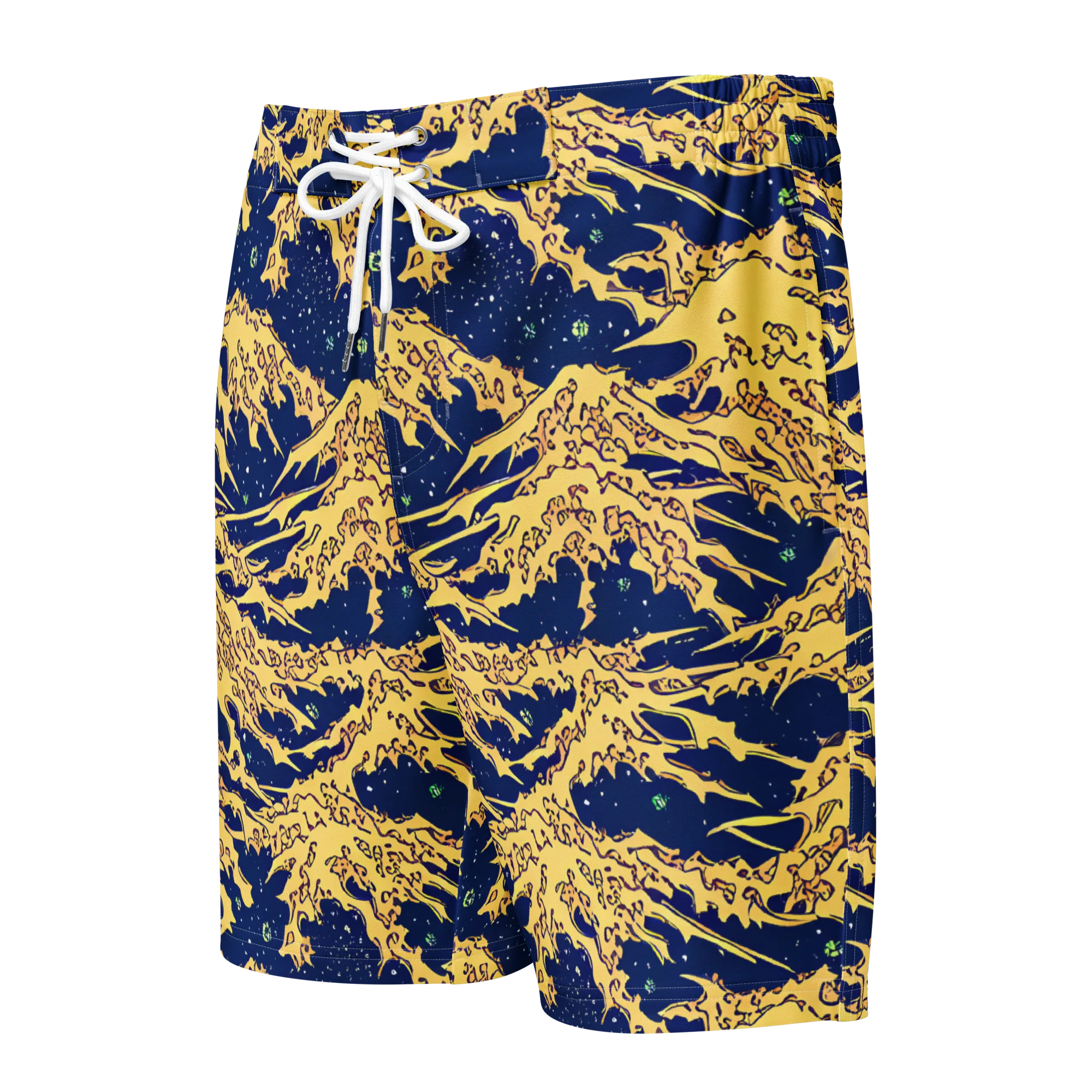 Celestial Ridge on Men's Board Shorts — Front