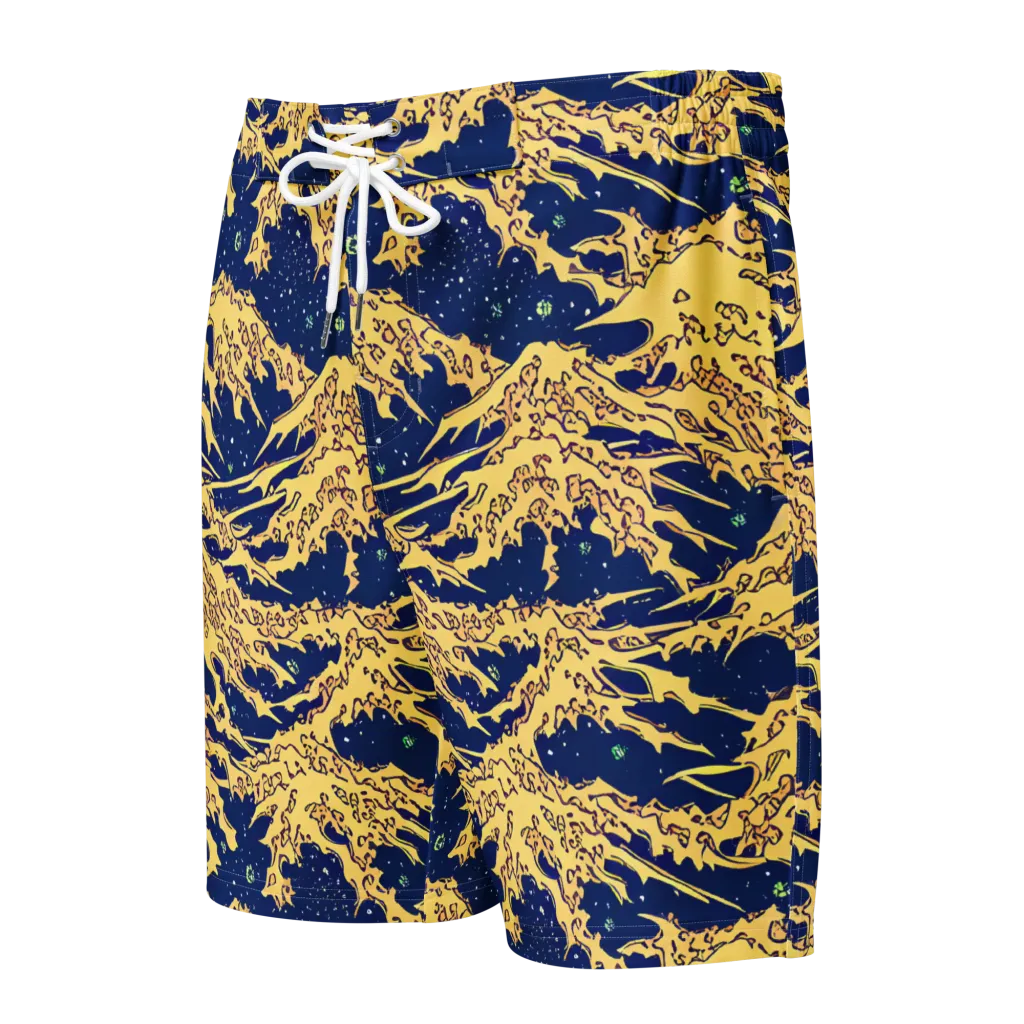 Celestial Ridge on Men's Board Shorts — Front
