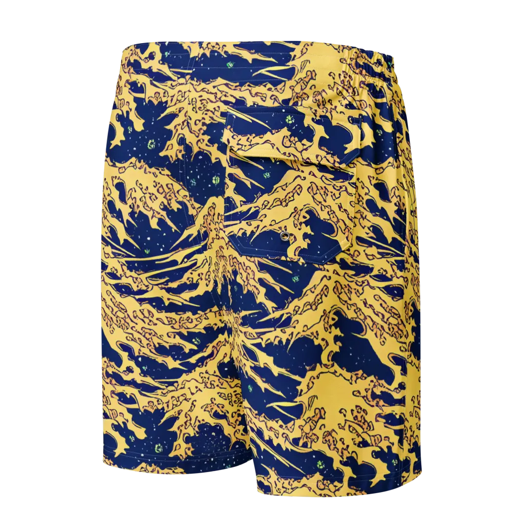 Celestial Ridge on Men's Board Shorts — Back