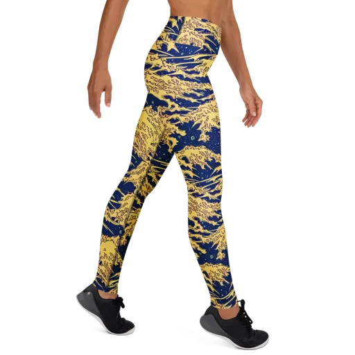 Celestial Ridge on a Yoga Leggings