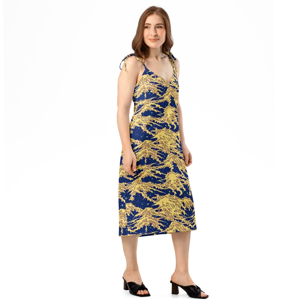 Celestial Ridge on Slip Dress — Right Front