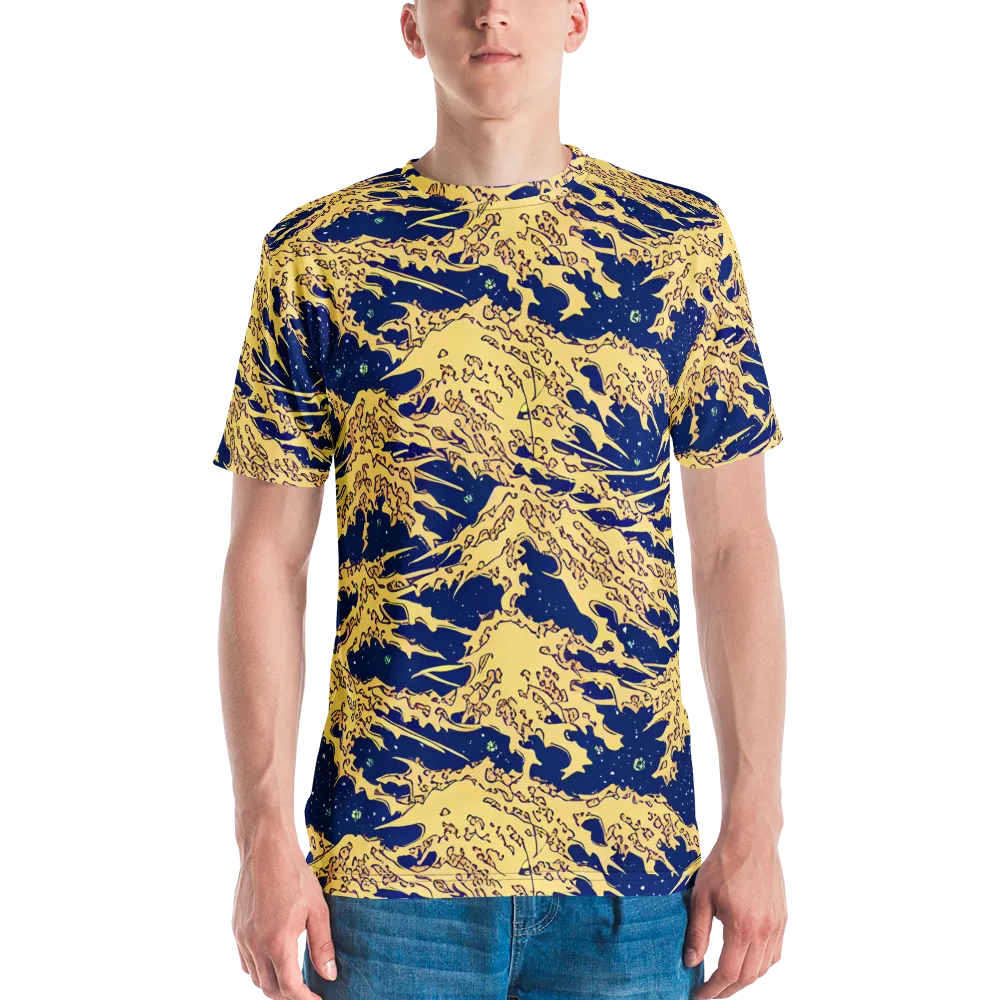 Celestial Ridge on Men's Crew Neck T-Shirt — Front