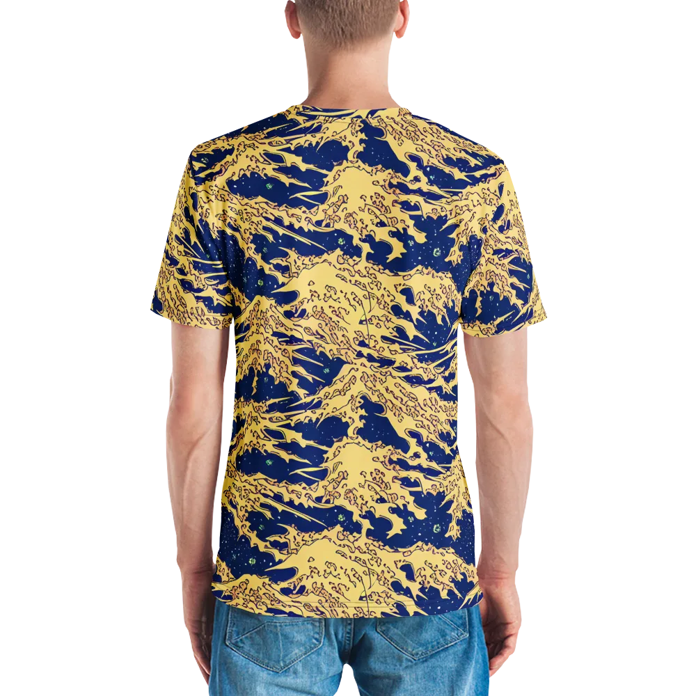 Celestial Ridge on Men's Crew Neck T-Shirt — Back