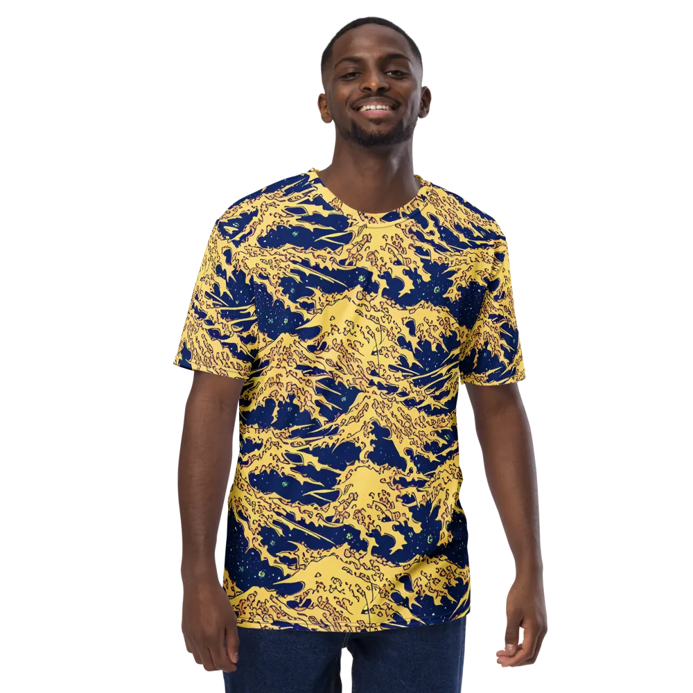 Celestial Ridge on Men's Crew Neck T-Shirt — Front