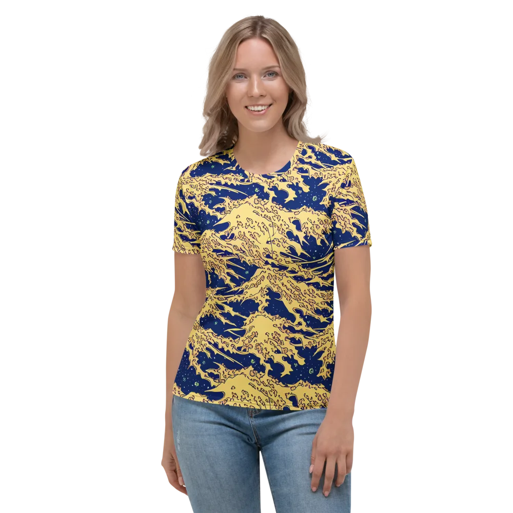 Celestial Ridge on Women's Crew Neck T-Shirt — Front