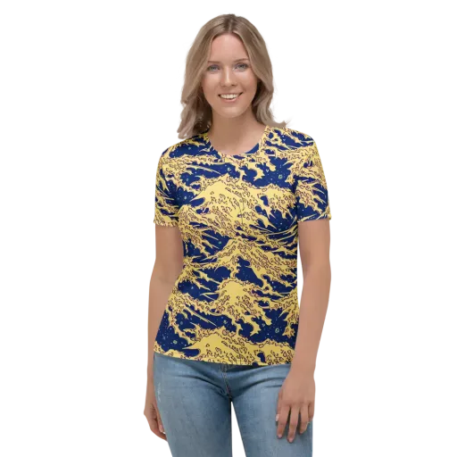 Celestial Ridge on a Women's Crew Neck T-Shirt