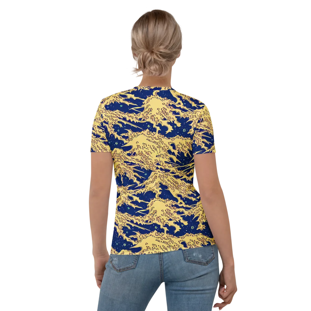 Celestial Ridge on Women's Crew Neck T-Shirt — Back