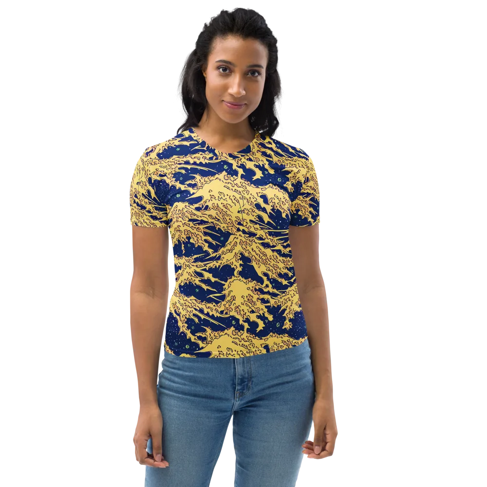 Celestial Ridge on Women's Crew Neck T-Shirt — Front