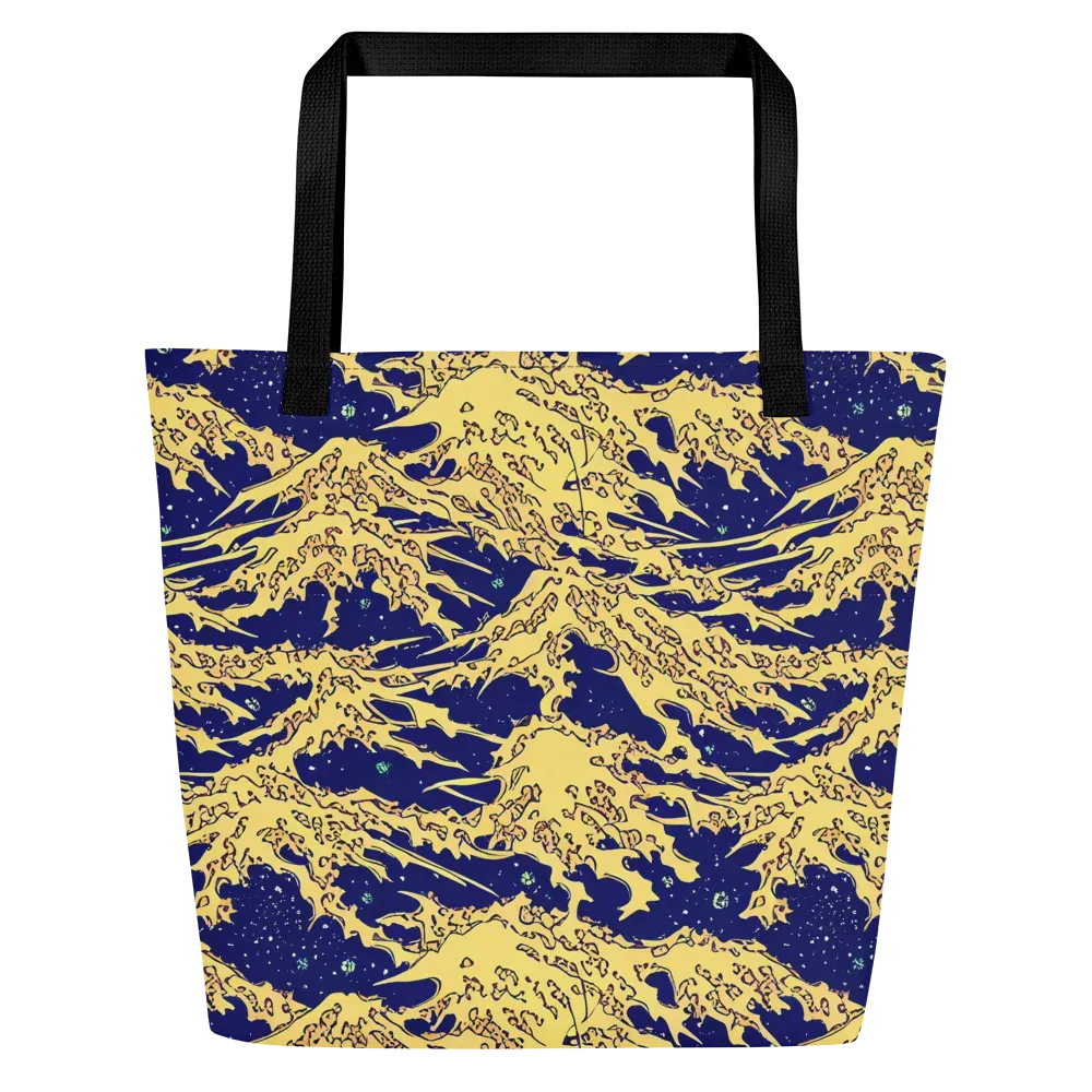 Celestial Ridge on Large Tote Bag W/ Pocket — Front