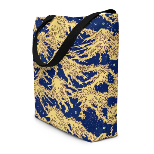 Celestial Ridge on a Large Tote Bag W/ Pocket