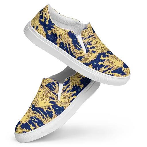 Celestial Ridge on a Women's Slip-On Canvas Shoes