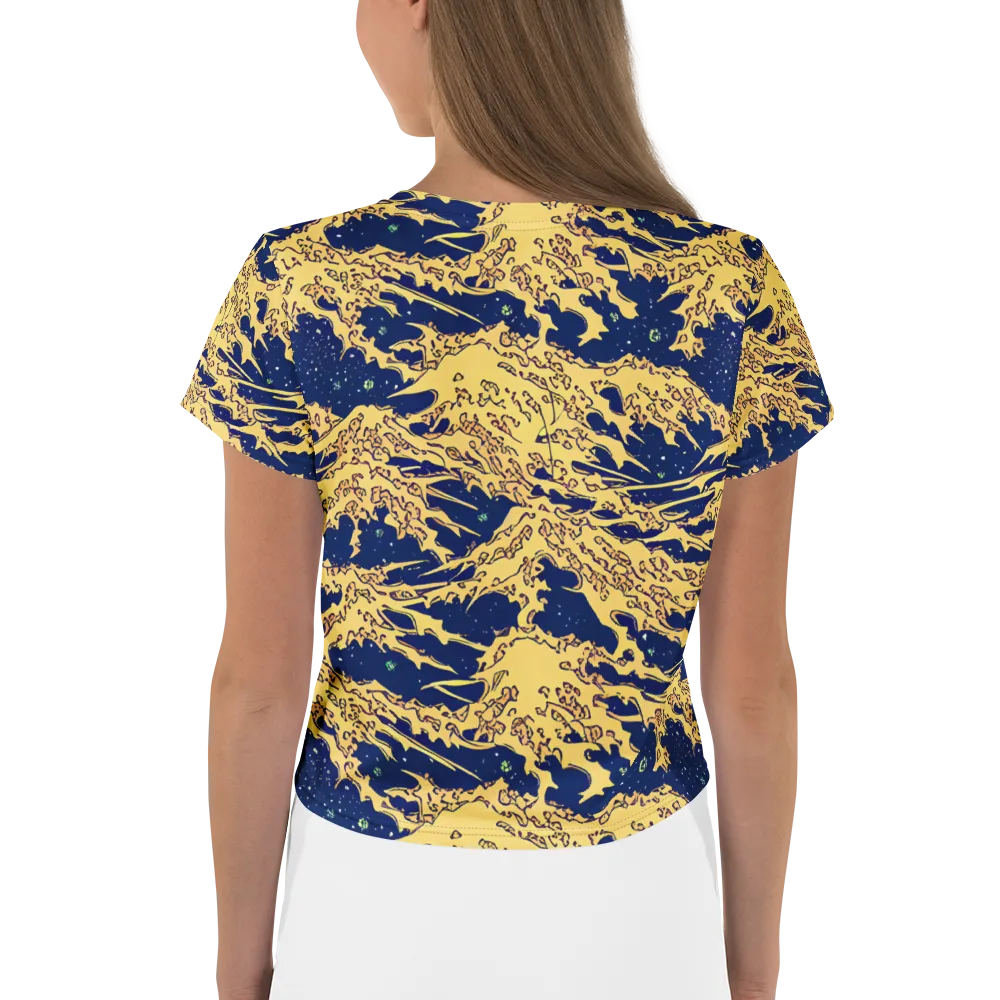 Celestial Ridge on Crop Tee — Back