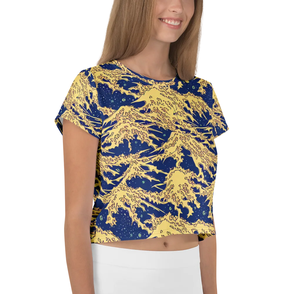 Celestial Ridge on Crop Tee — Right