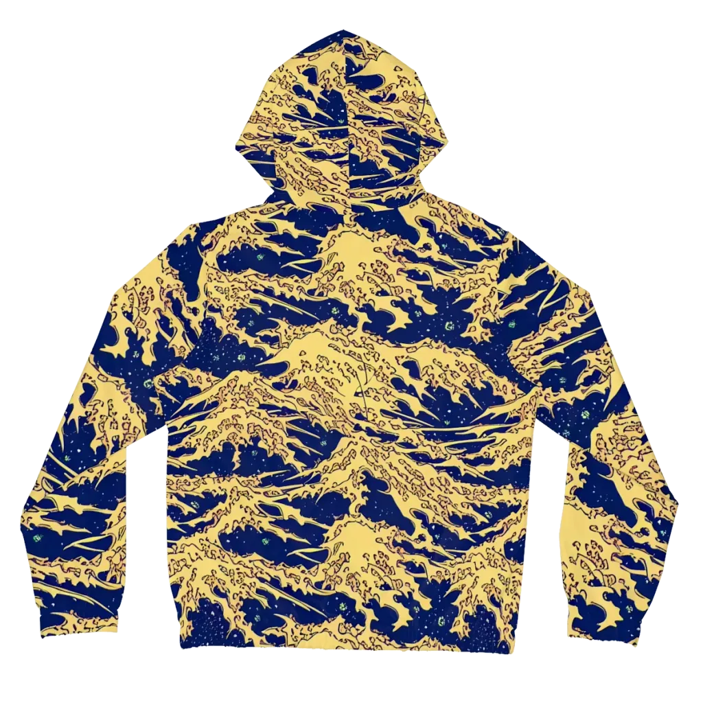 Celestial Ridge on Women's Full-Zip Hoodie — Back