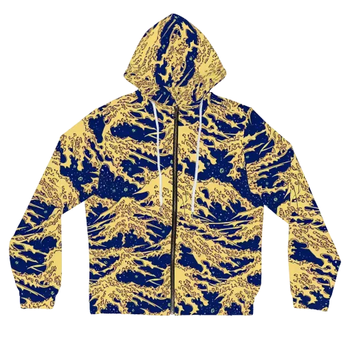 Celestial Ridge on a Women's Full-Zip Hoodie