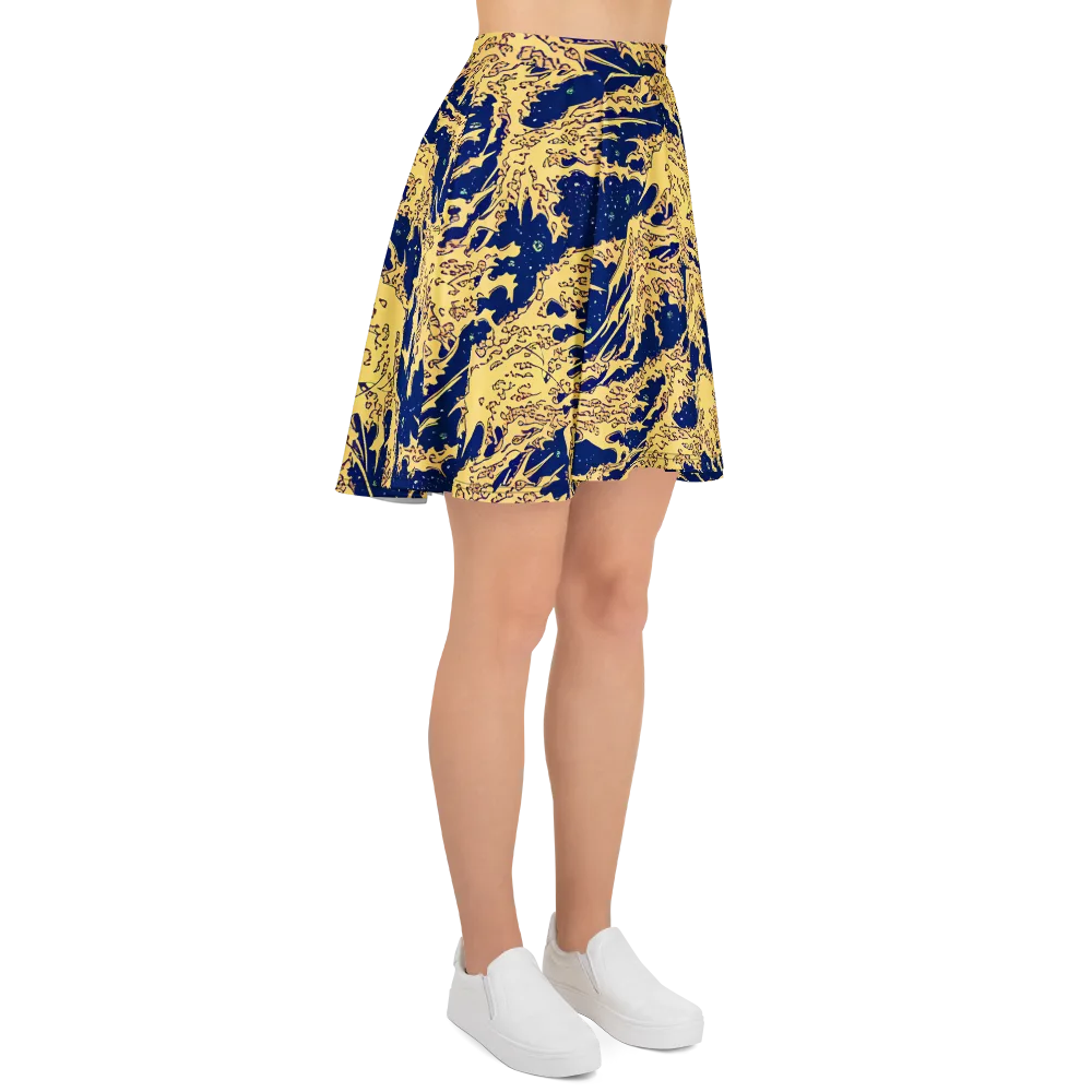 Celestial Ridge on Skater Skirt — Right
