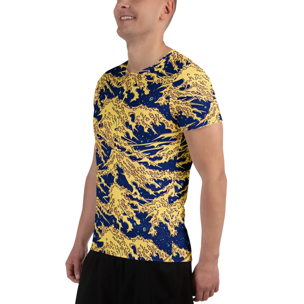 Celestial Ridge on Men's Athletic T-Shirt — Left