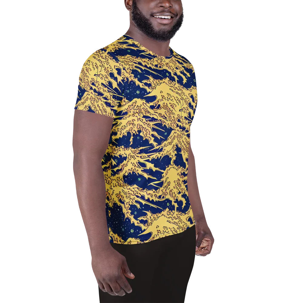 Celestial Ridge on Men's Athletic T-Shirt — Right