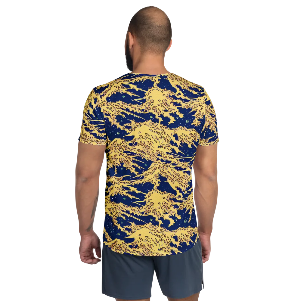 Celestial Ridge on Men's Athletic T-Shirt — Back