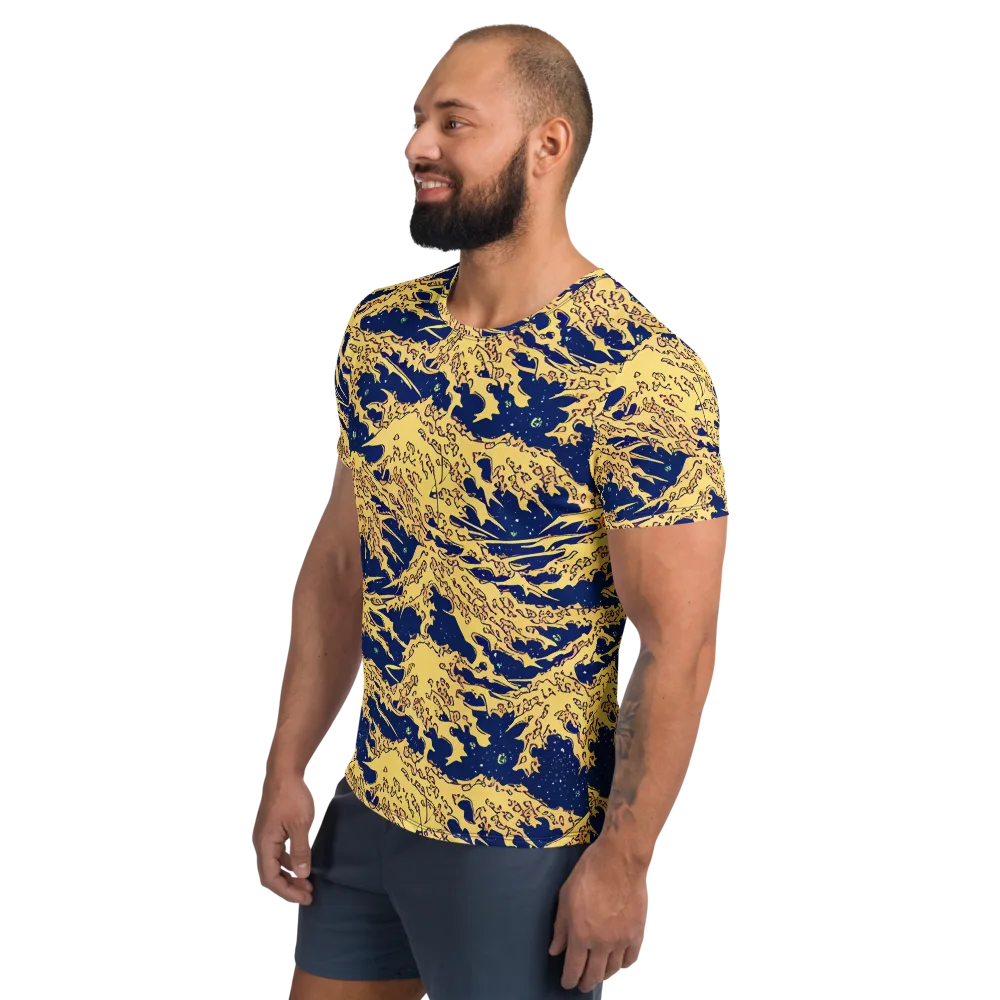 Celestial Ridge on Men's Athletic T-Shirt — Left