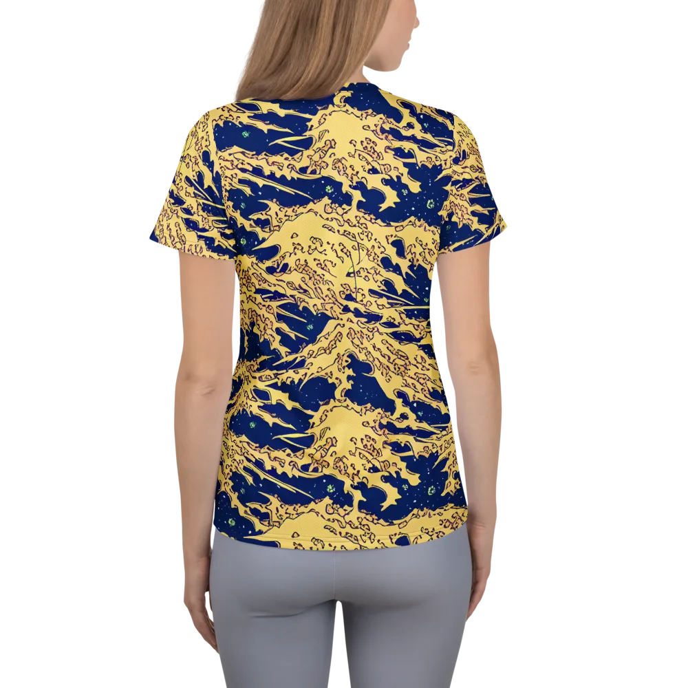 Celestial Ridge on Women's Athletic T-Shirt — Back