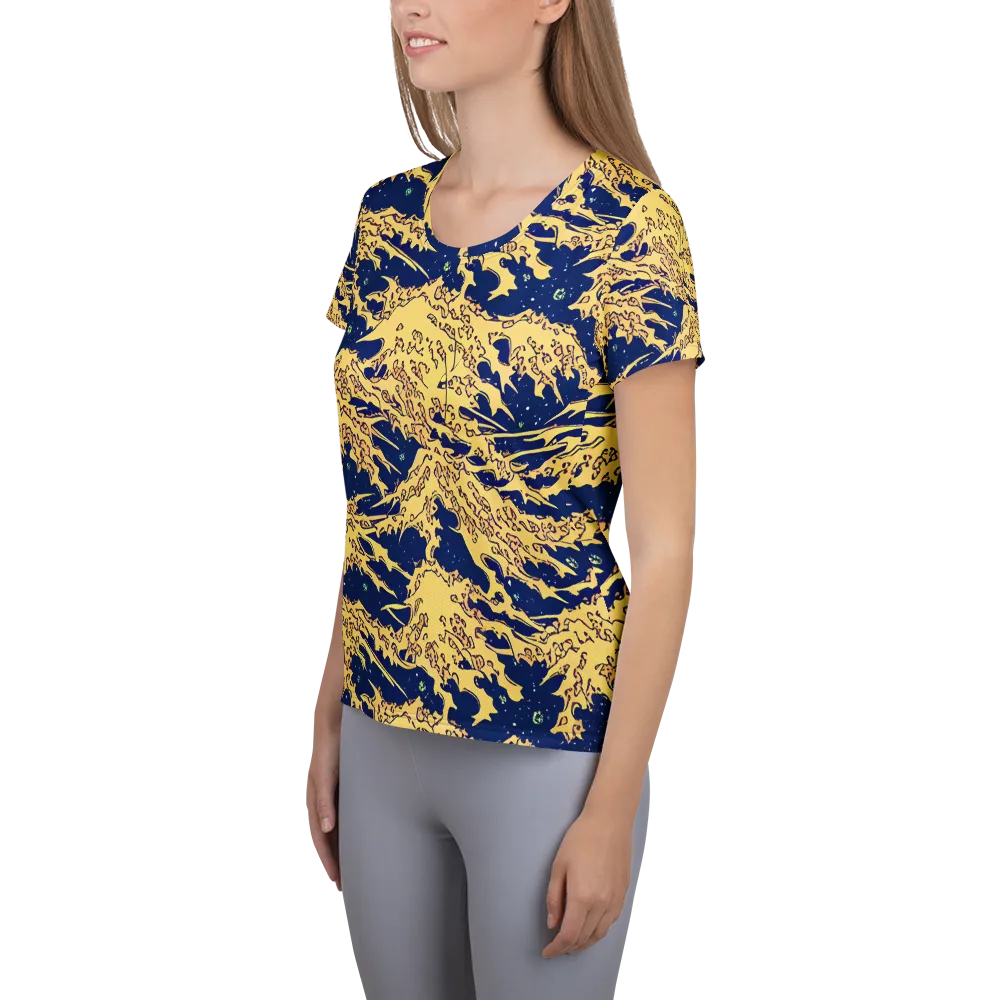 Celestial Ridge on Women's Athletic T-Shirt — Left
