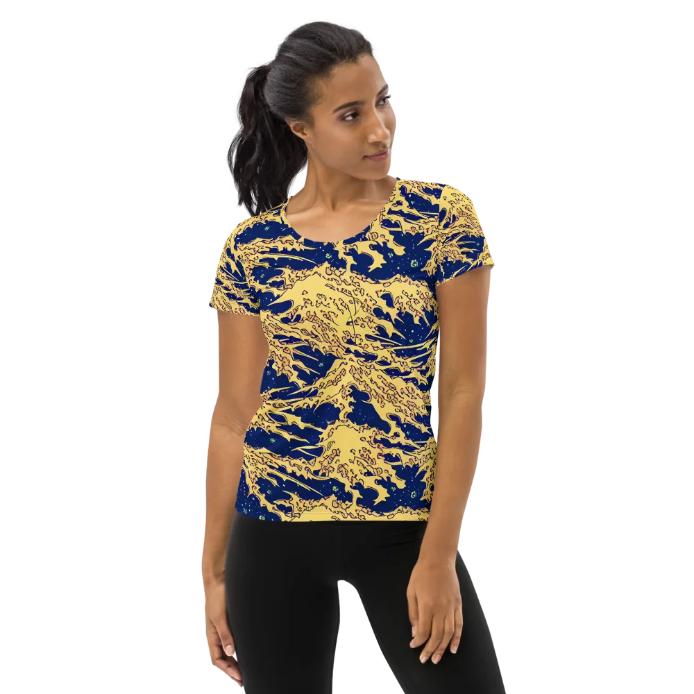 Celestial Ridge on Women's Athletic T-Shirt — Front