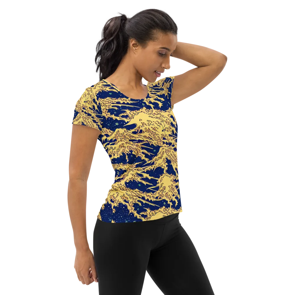 Celestial Ridge on Women's Athletic T-Shirt — Right