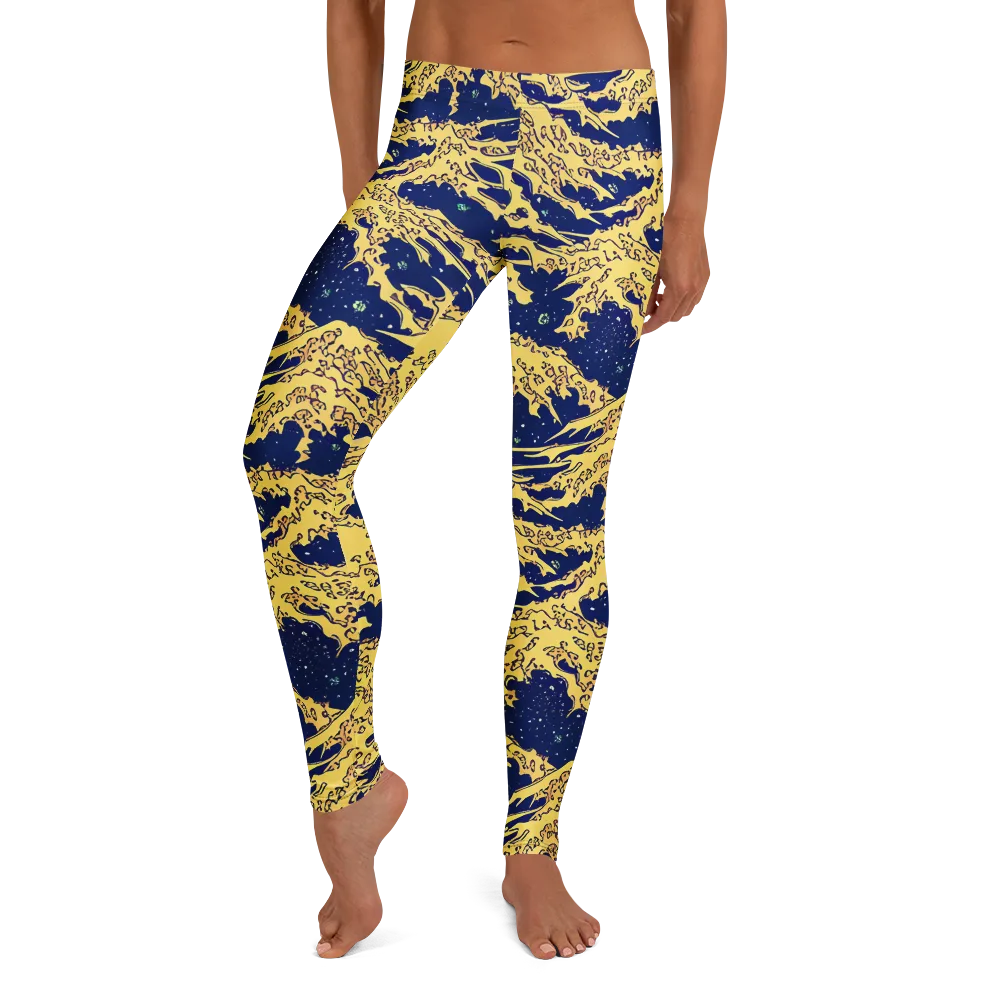 Celestial Ridge on Leggings — Front