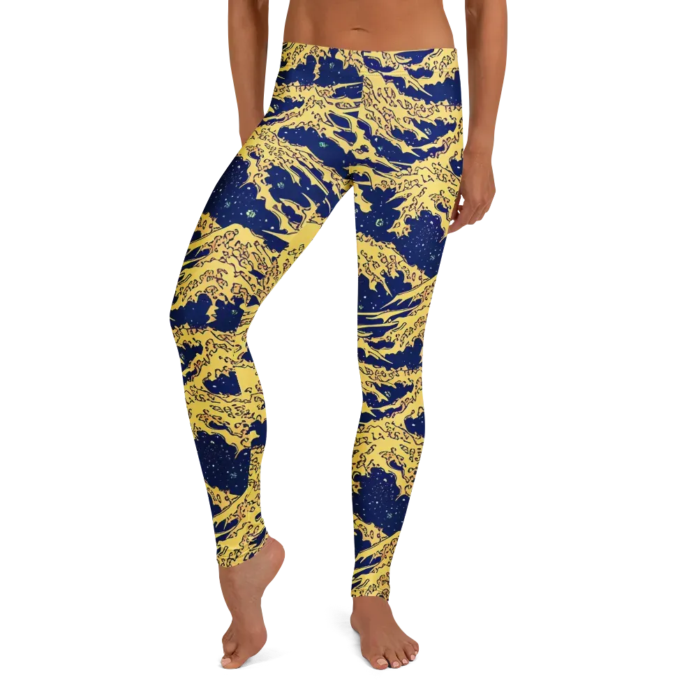 Celestial Ridge on Leggings — Front