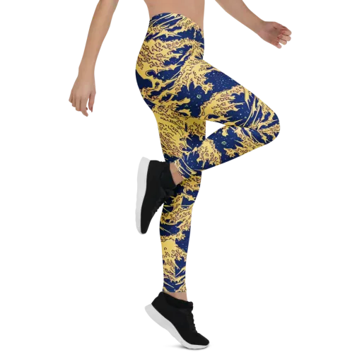 Celestial Ridge on a Leggings