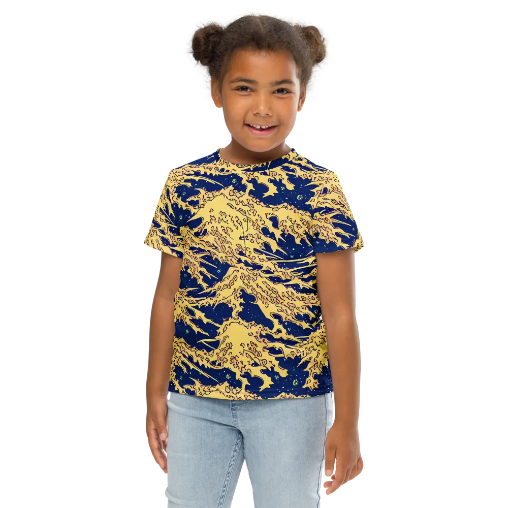 Celestial Ridge on Kids Crew Neck T-Shirt — Front