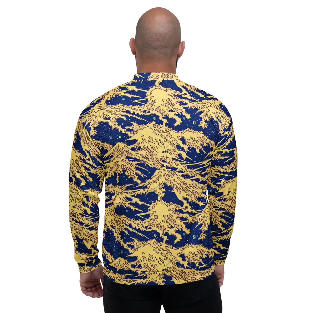 Celestial Ridge on Bomber Jacket — Back
