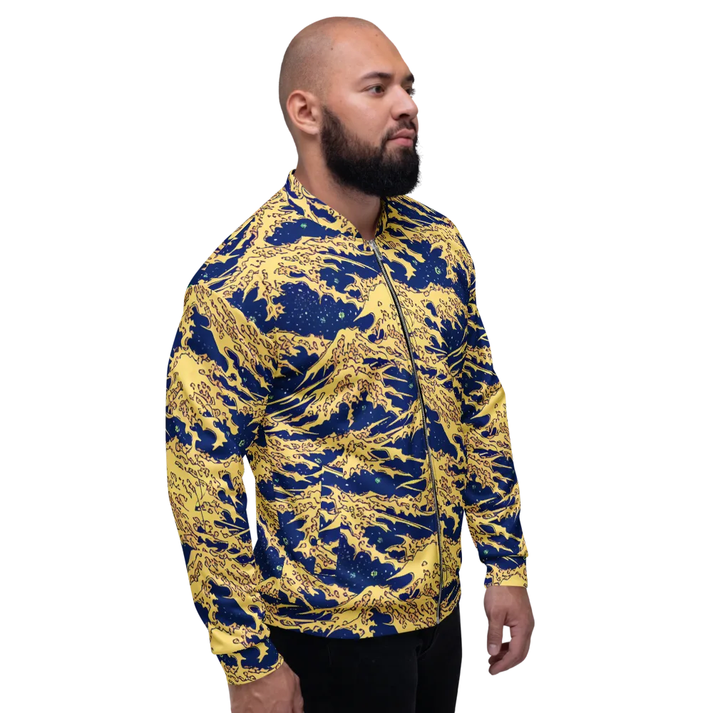 Celestial Ridge on Bomber Jacket — Right