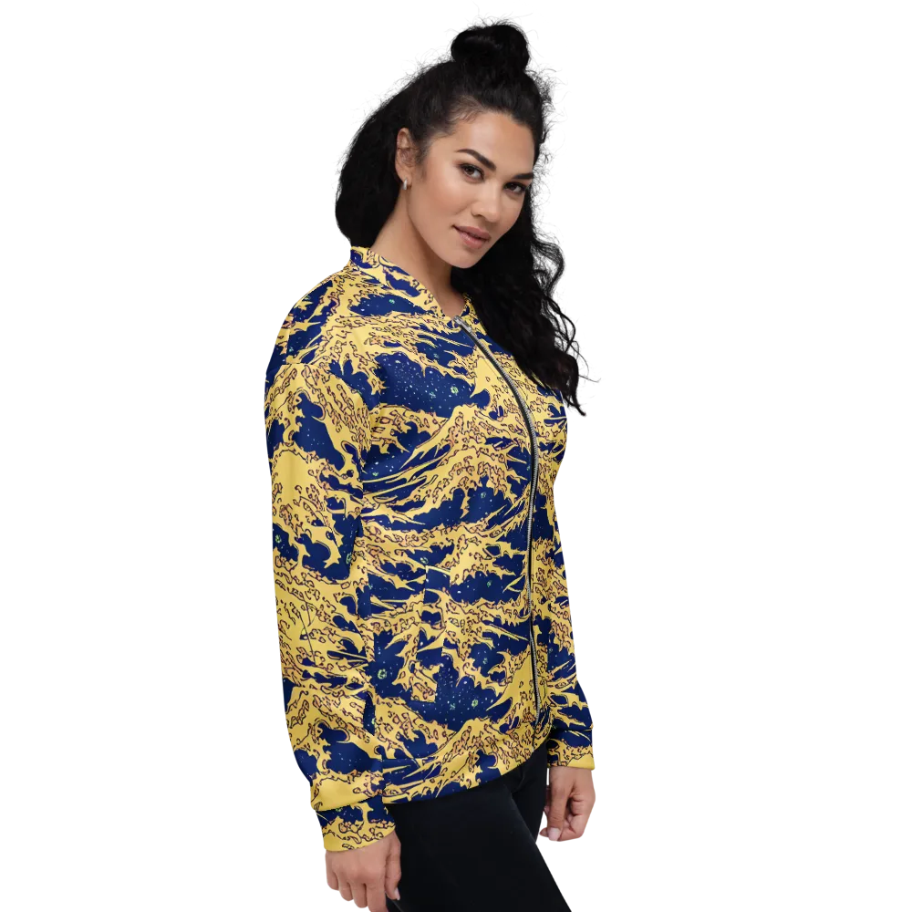 Celestial Ridge on Bomber Jacket — Right