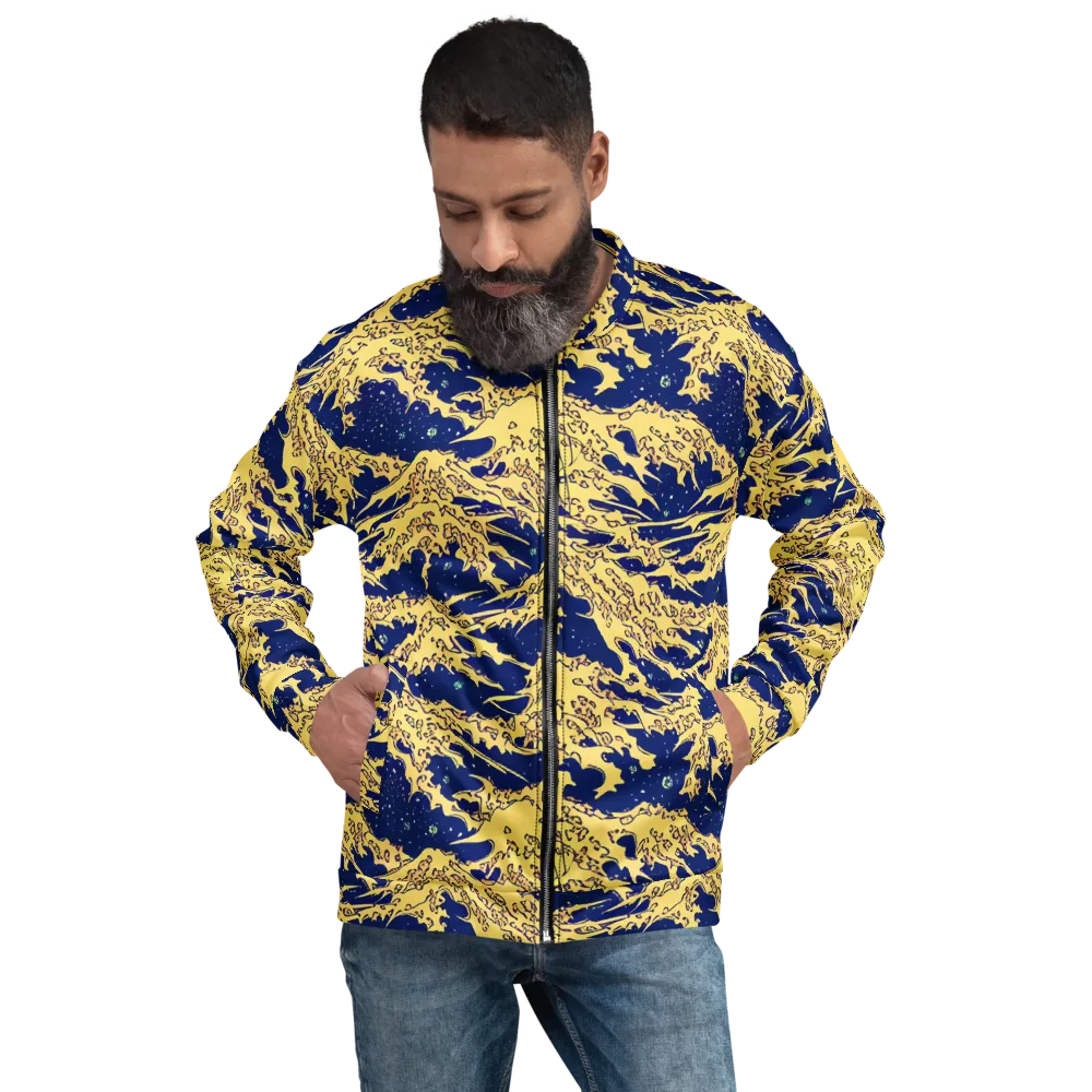 Celestial Ridge on Bomber Jacket — Front