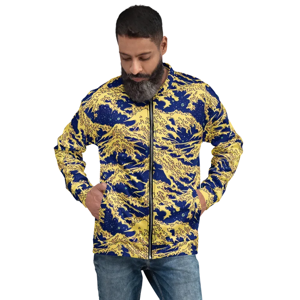 Celestial Ridge on Bomber Jacket — Front