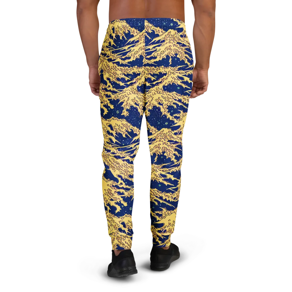 Celestial Ridge on Men's Joggers — Back