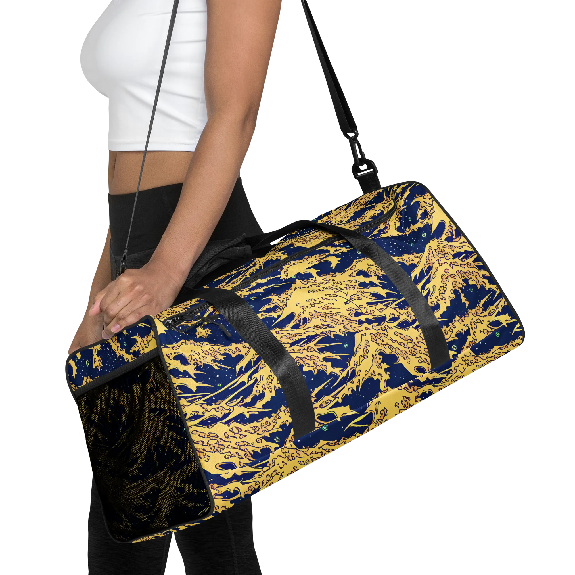 Celestial Ridge on Duffle Bag — Front