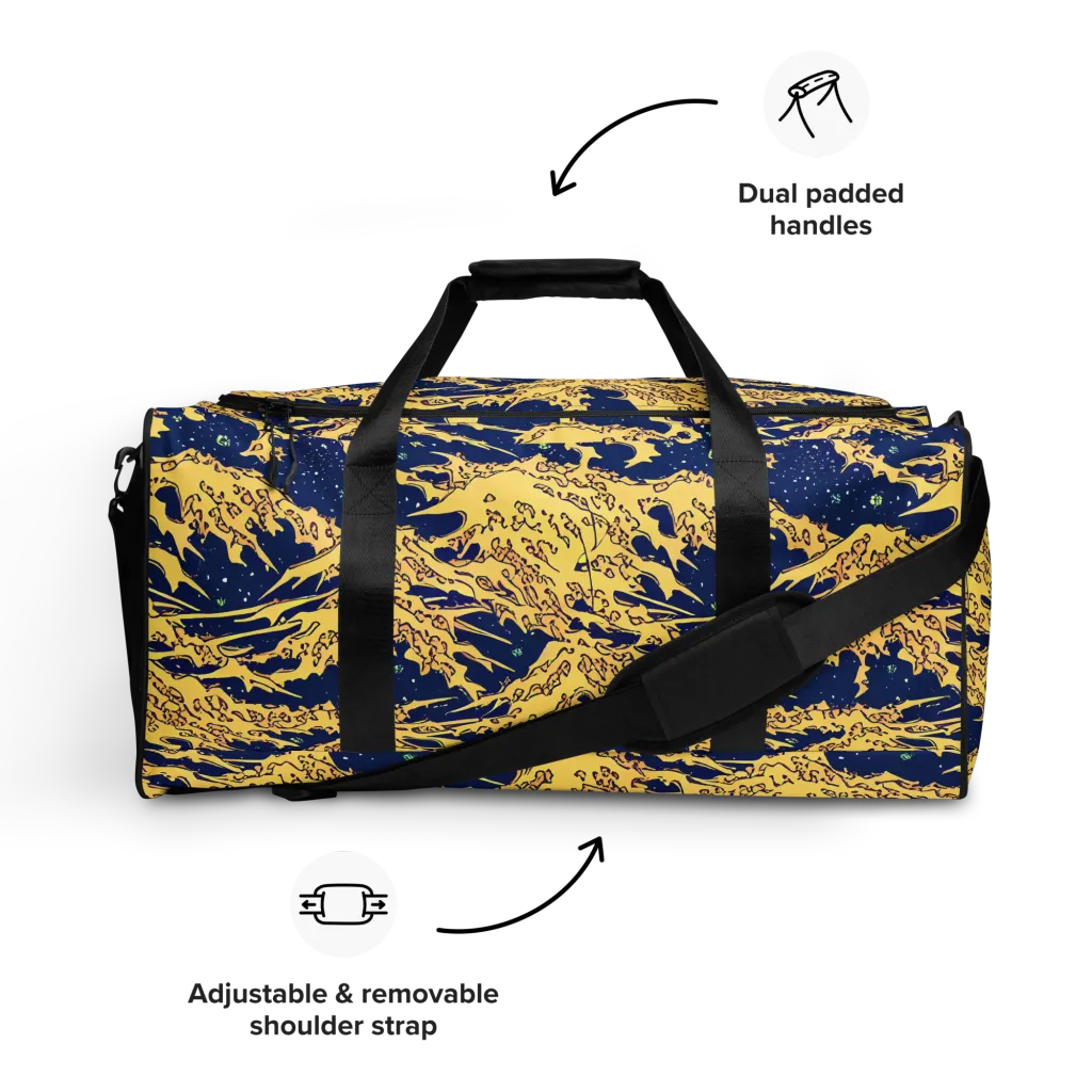 Celestial Ridge on Duffle Bag — Front