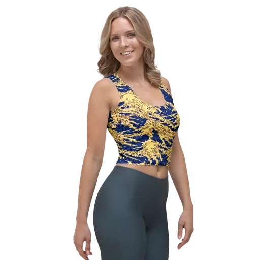 Celestial Ridge on a Crop Top