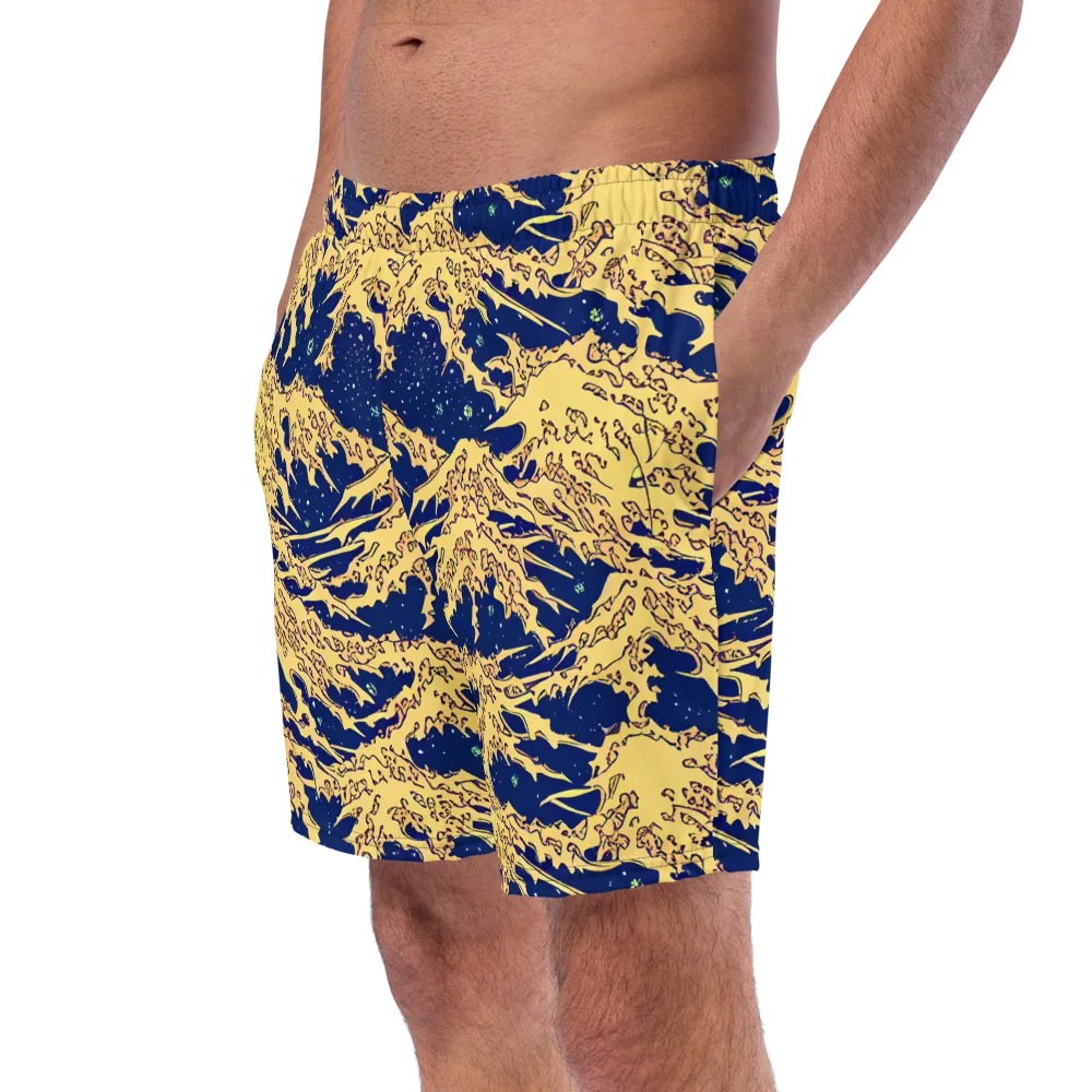 Celestial Ridge on Swim Trunks — Left Front